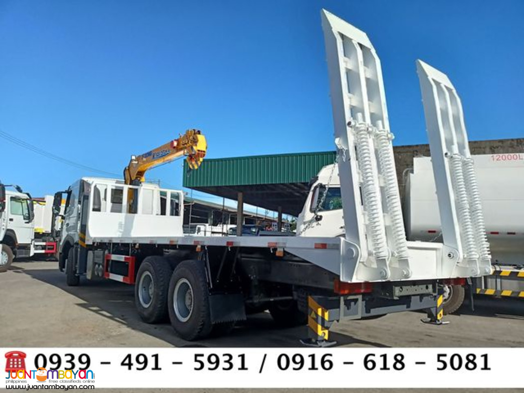 10-WHEELER HOWO A7 SELF-LOADING WITH 5TONS BOOM