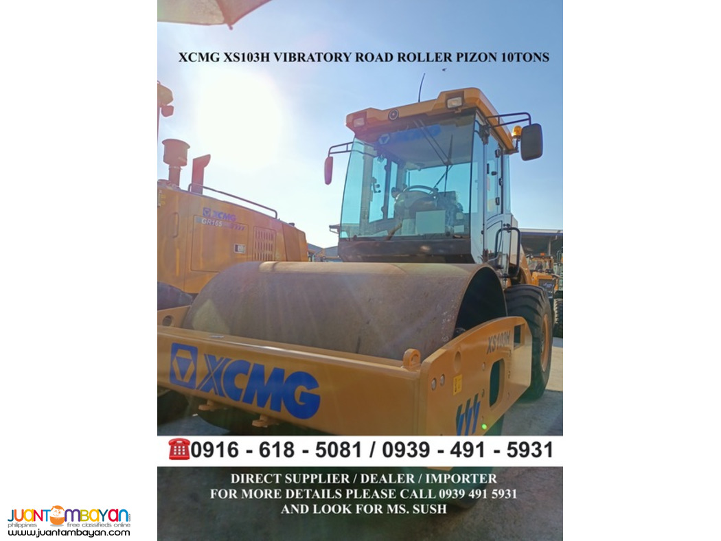 xcmg 10 tons Vibratory Road Roller Pizon XS103h Brand New 