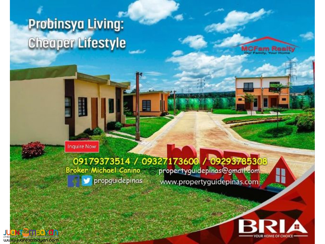 House For Sale in Bulacan Bria Homes Norzagaray Alecza Model