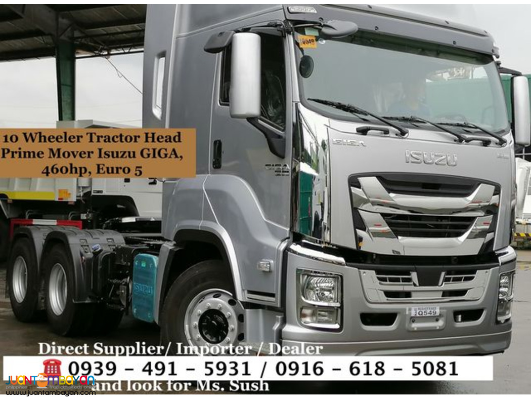 isuzu Tractor Head Prime Mover 10-wheeler 460hp euro 5 for sale