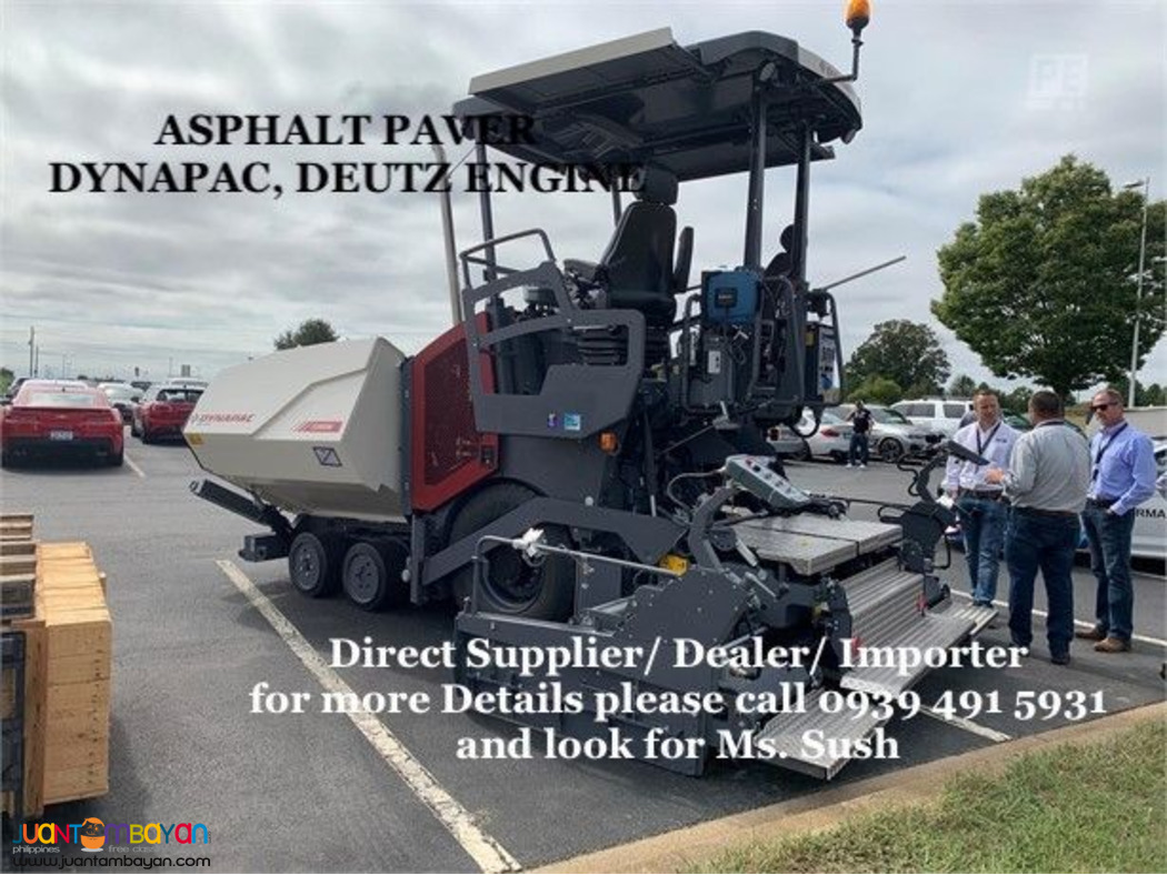 Dynapac asphalt paver 10.5tons max working, deutz engine