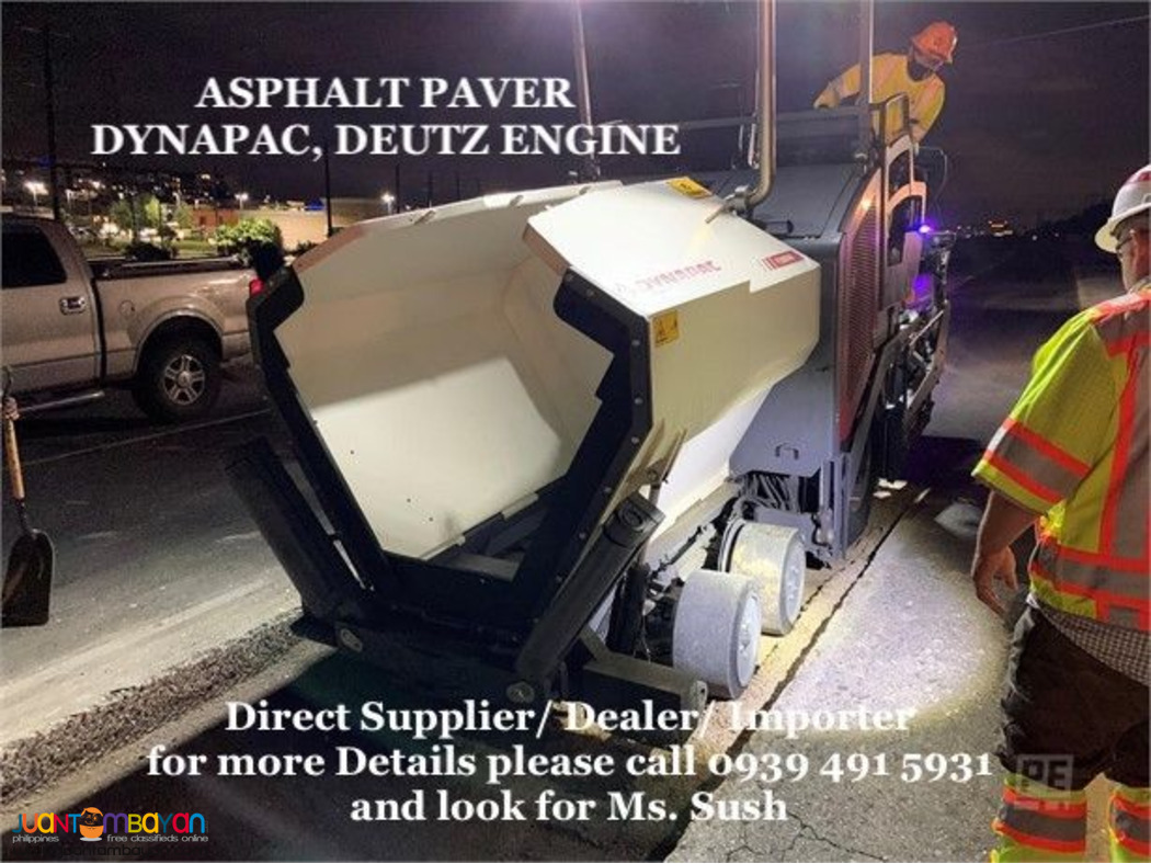 Dynapac asphalt paver 10.5tons max working, deutz engine