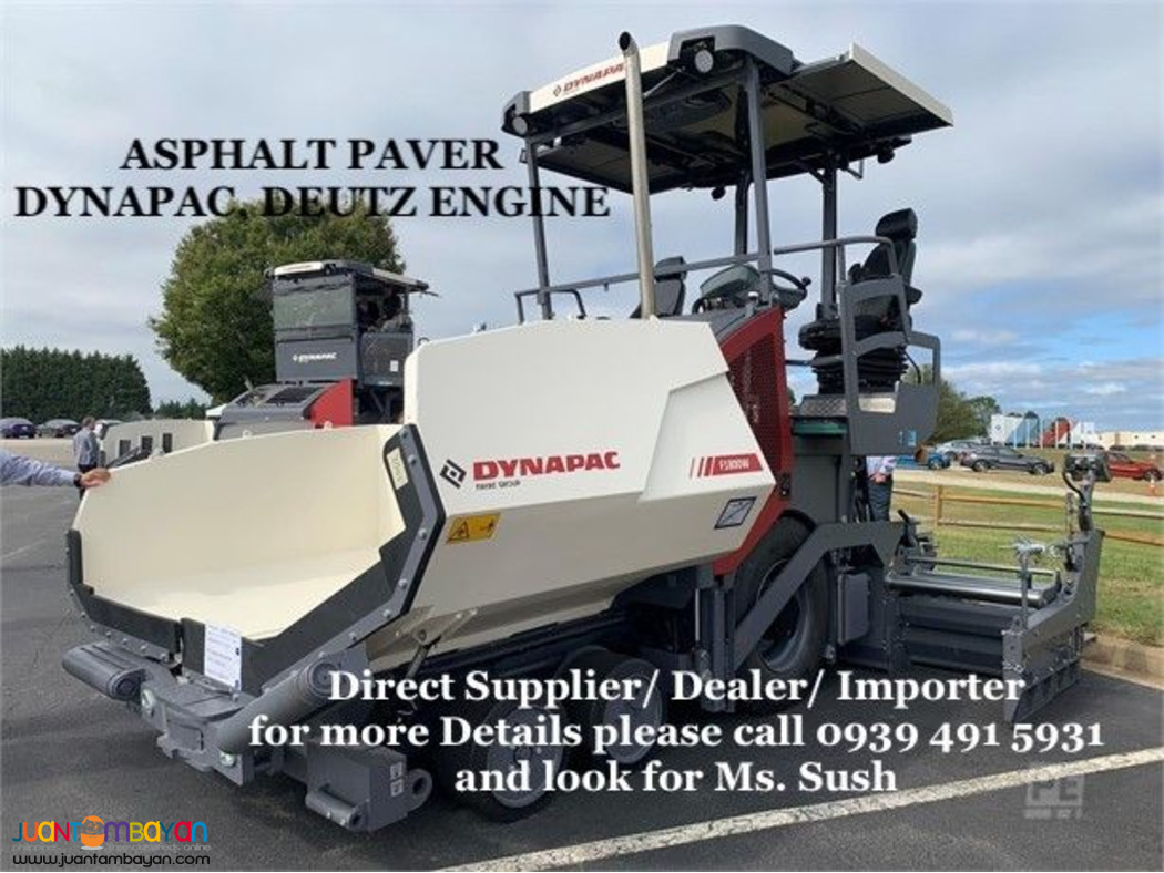 Dynapac asphalt paver 10.5tons max working, deutz engine