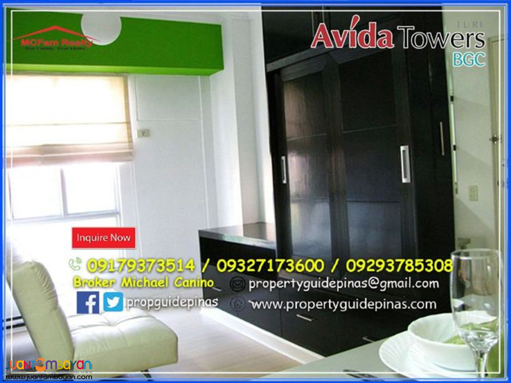 Condominium for Sale in BGC Taguig Avida Towers Turf 