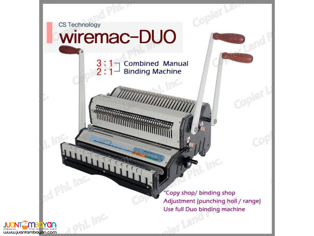 Heavy Duty Electronic Spring binding Machine made in Korea