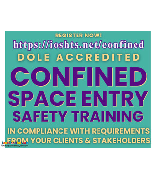 Confined Space Entry Safety Training DOLE Confined Space Training