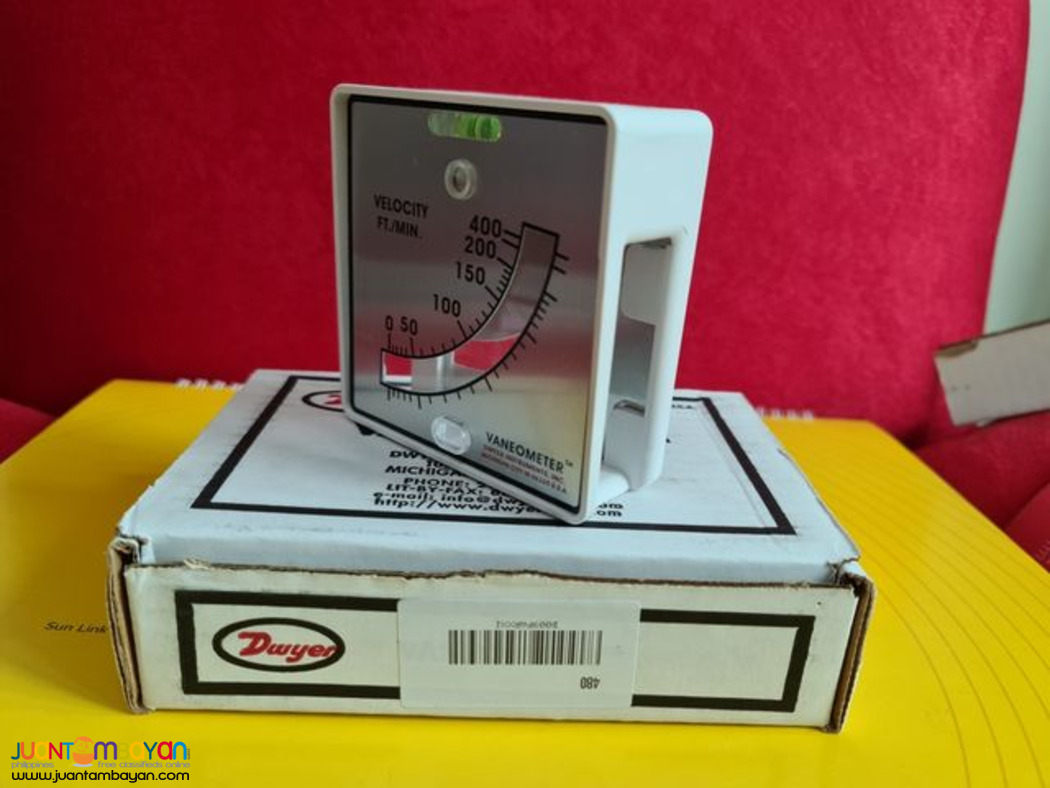 Vaneometer, Swing Vane Anemometer, Fume Hood Anemometer, Dwyer (US)