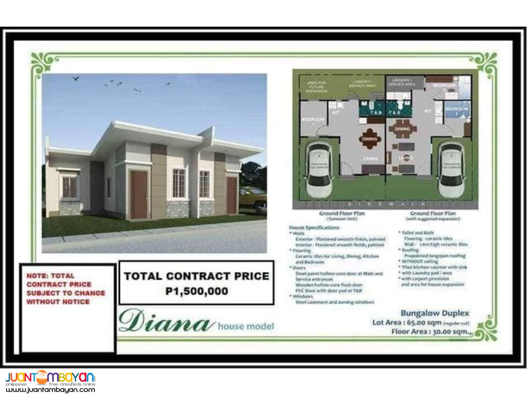 Diana duplex in Sunnyvale premiere talaga  capas tarlac