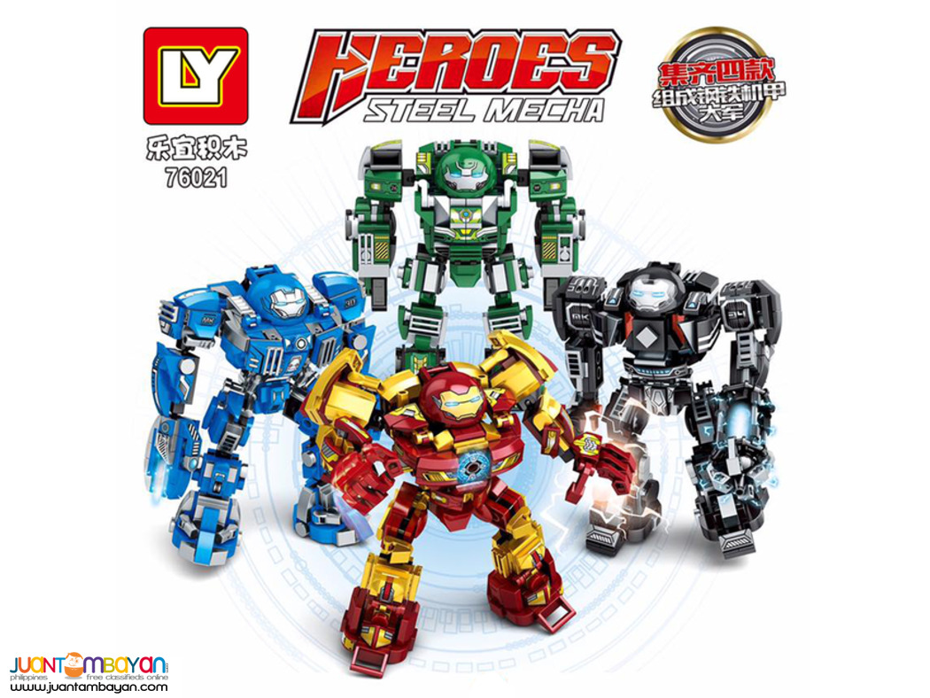 YL™ 76021A-D Heroes Steel Mecha Iron Man