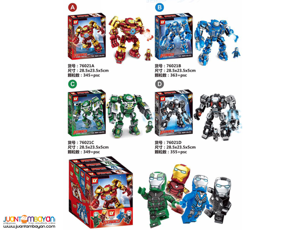 YL™ 76021A-D Heroes Steel Mecha Iron Man