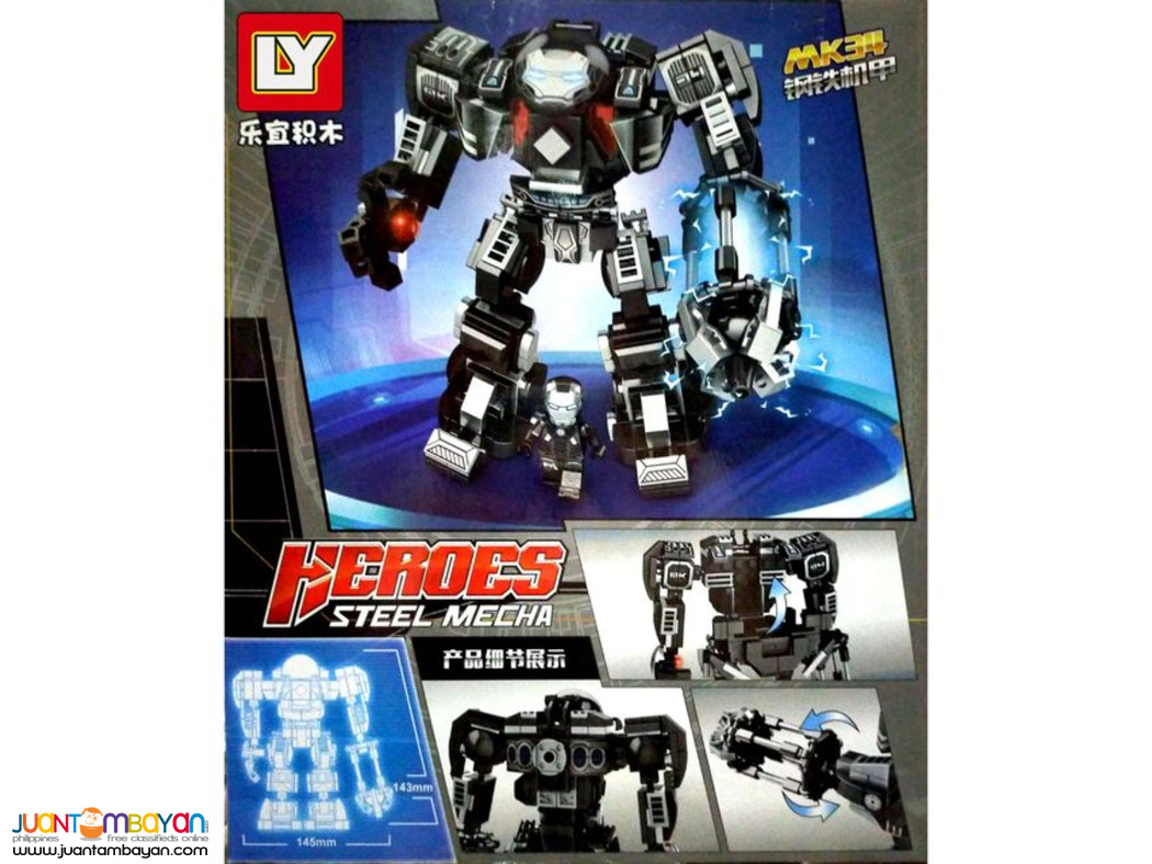 YL™ 76021A-D Heroes Steel Mecha Iron Man