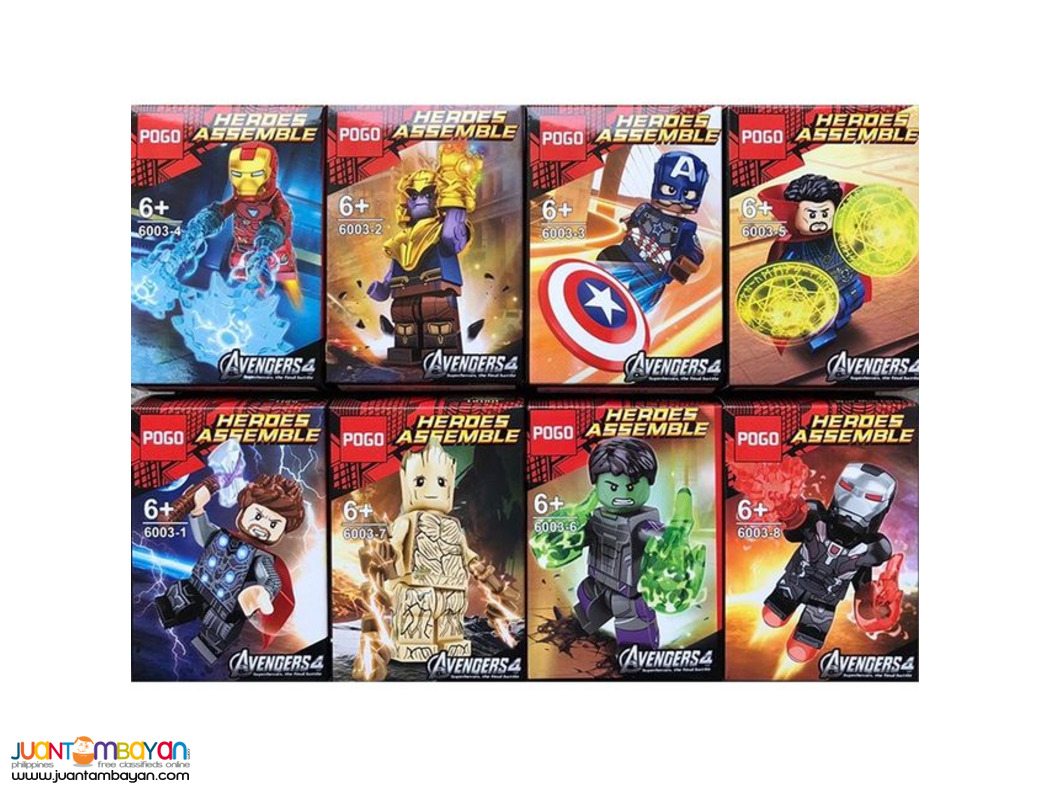 POGO™ 6003 Heroes Assemble Avengers 8in1 Minifigures Set