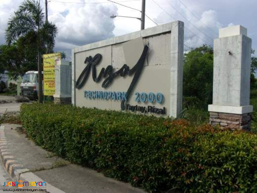 High-end Industrial/Commercial  Lot Rizal Technopark taytay Rizal