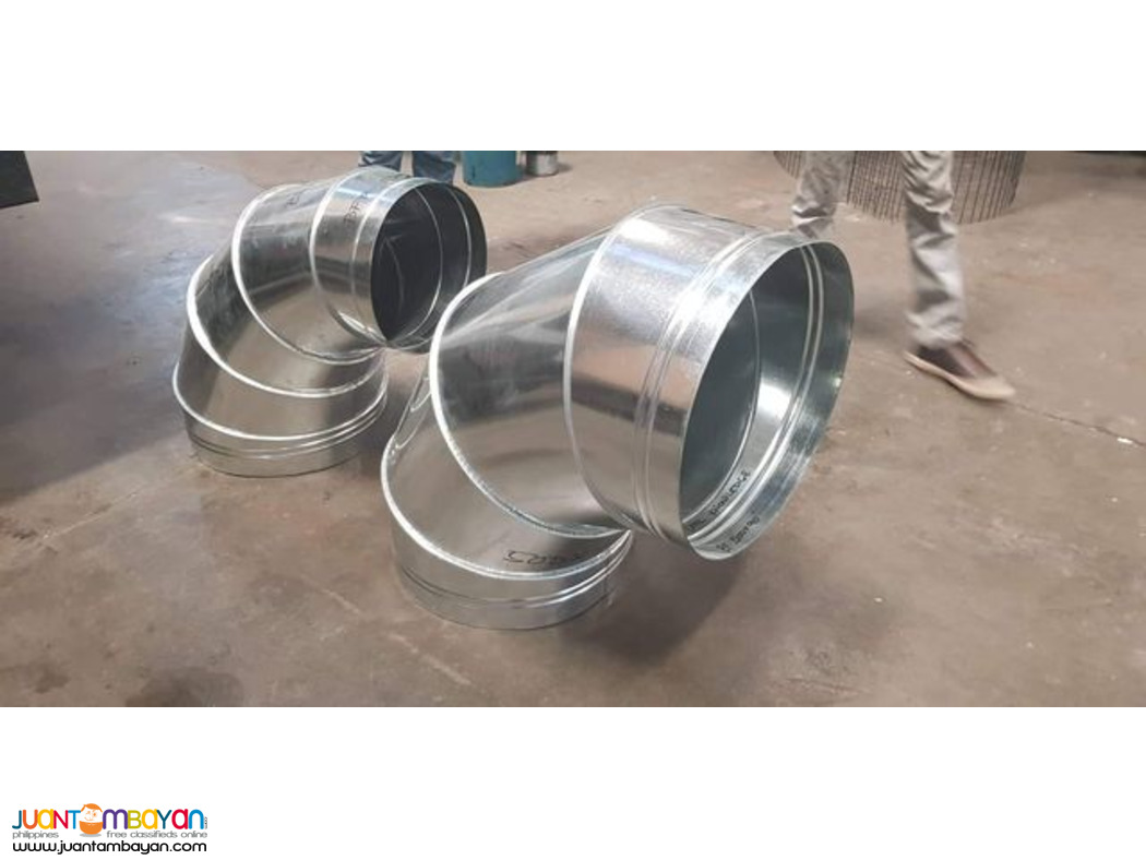 Round duct and diffuser (spiral) supply and services