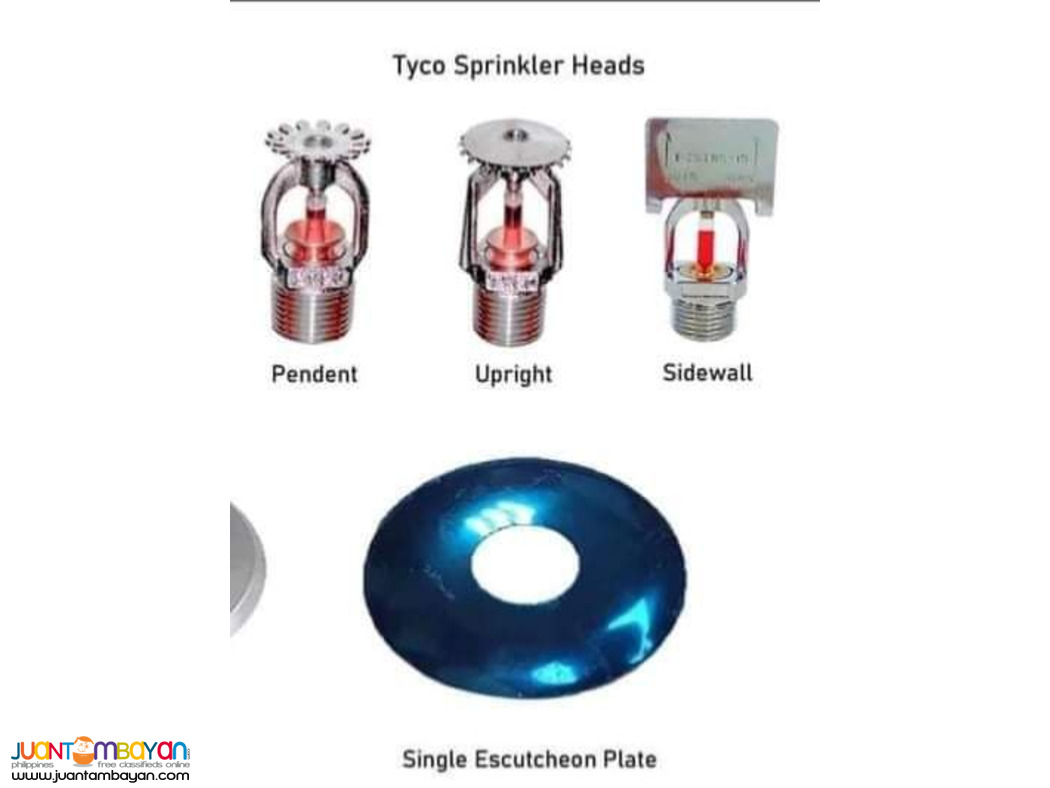 Tyco sprinkler heads supply and installation