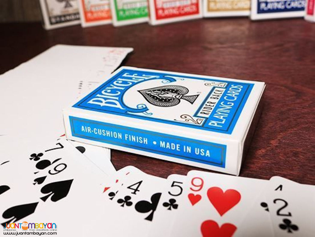 bicycle turquoise playing cards