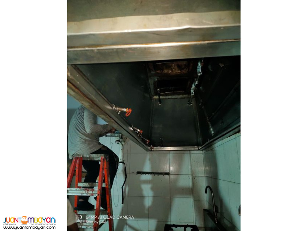 kitchen fire suppression system supply and installation