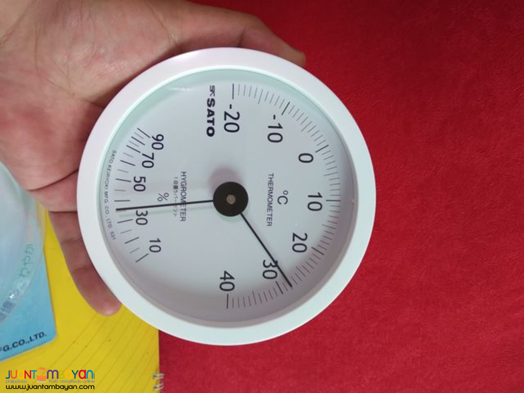 Thermohygrometer, Analog ThermoHygrometer, Dial Hygrometer