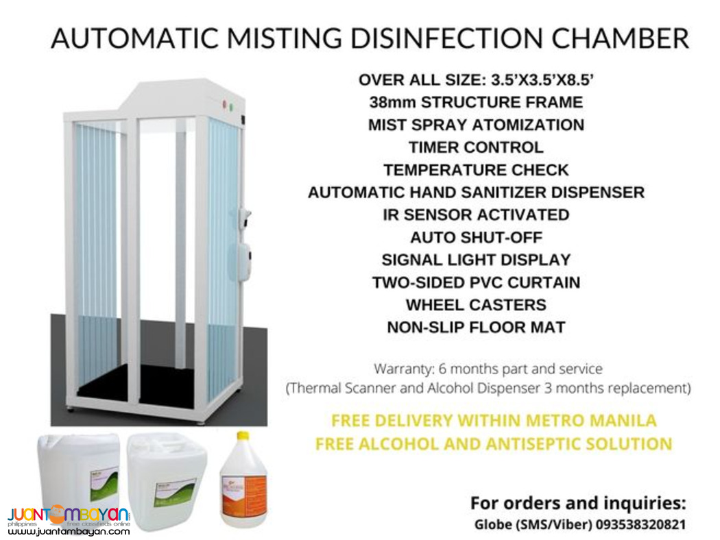 Misting Disinfection Chamber Full Body