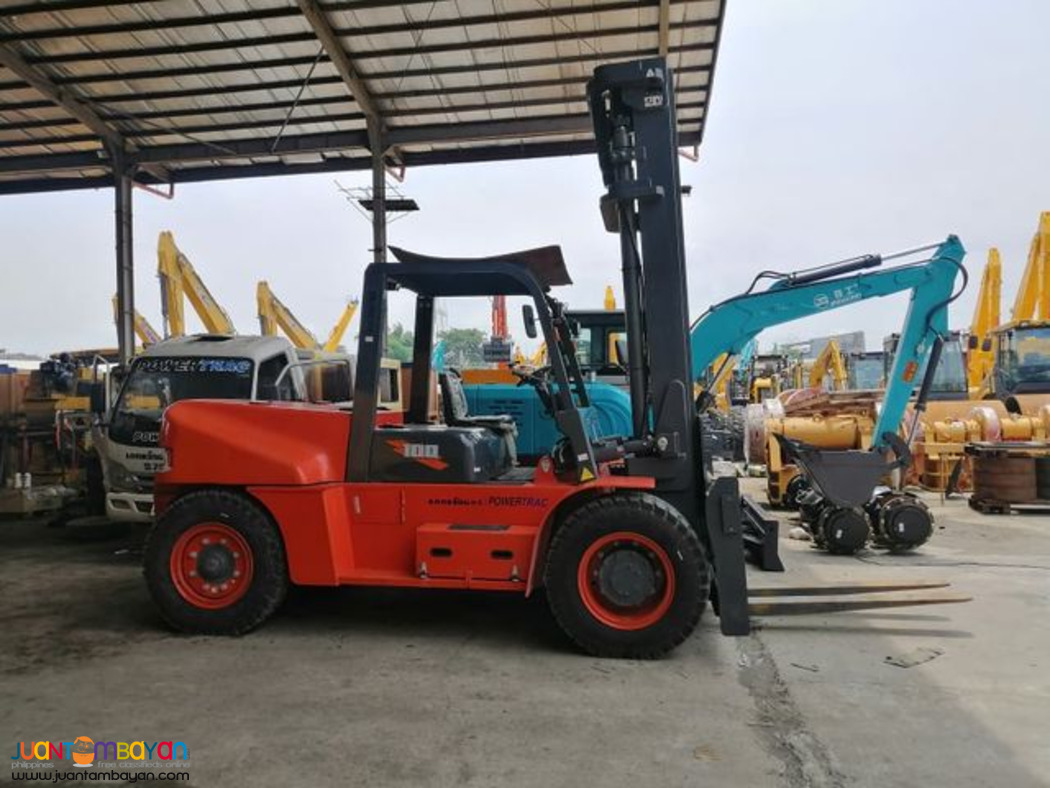 lONKING LG100DT FORKLIFT 10-TONS