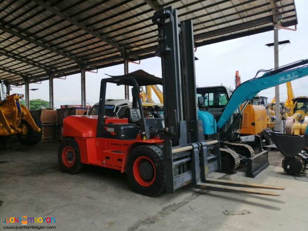 lONKING LG100DT FORKLIFT 10-TONS