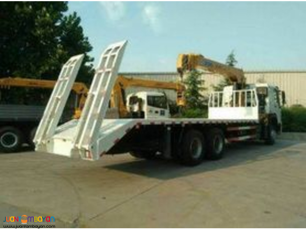 HOWO 6-WHEELER SELF LOADING TRUCK WITH 10 TONS BOOM