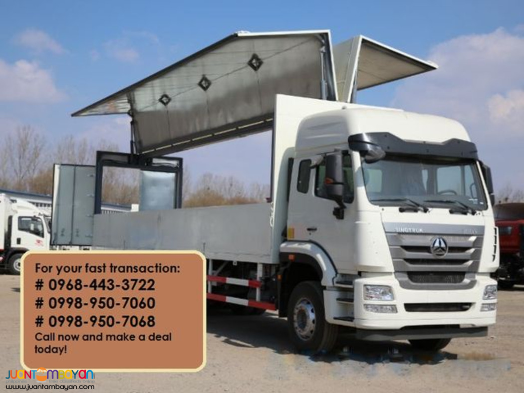 2021- HOWO 10W WING VAN