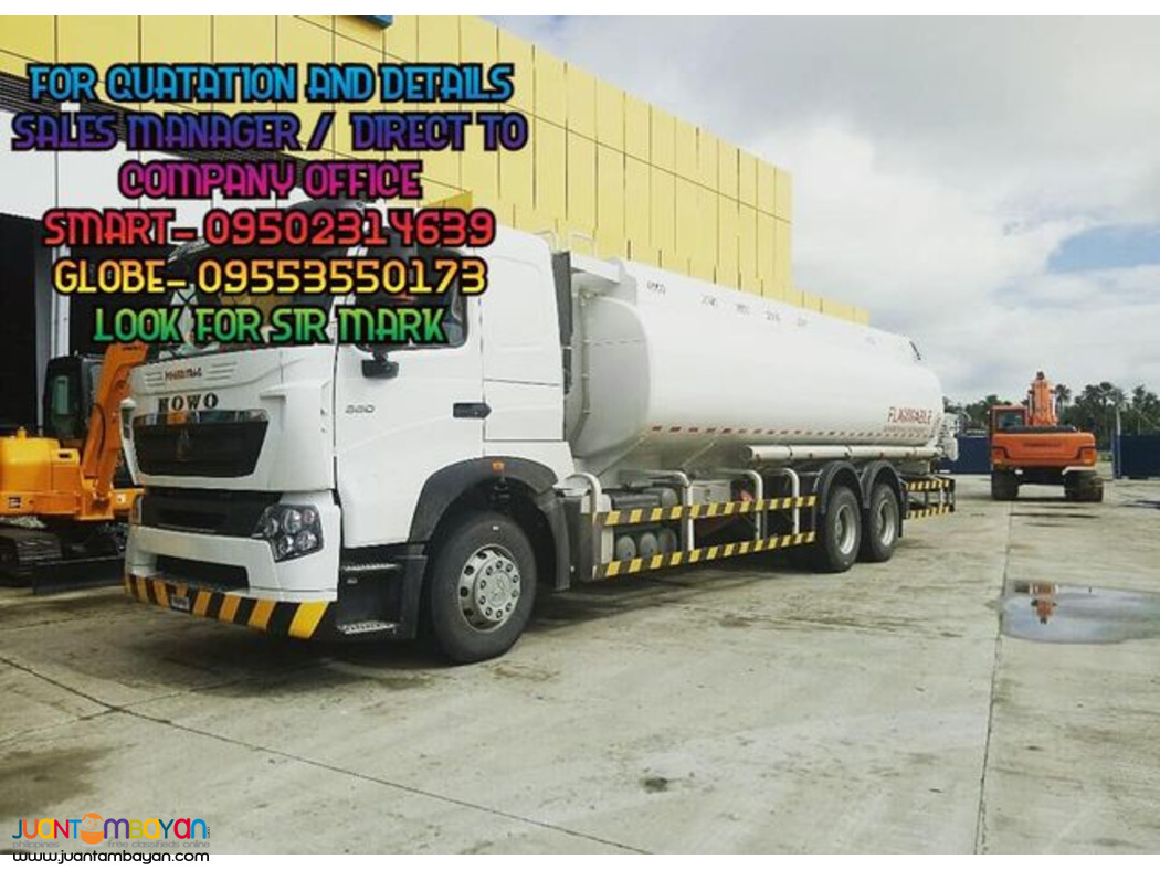  HOWO A7 FUEL TRUCK 10W, 6X4, EURO 4, 380HP, 20K L