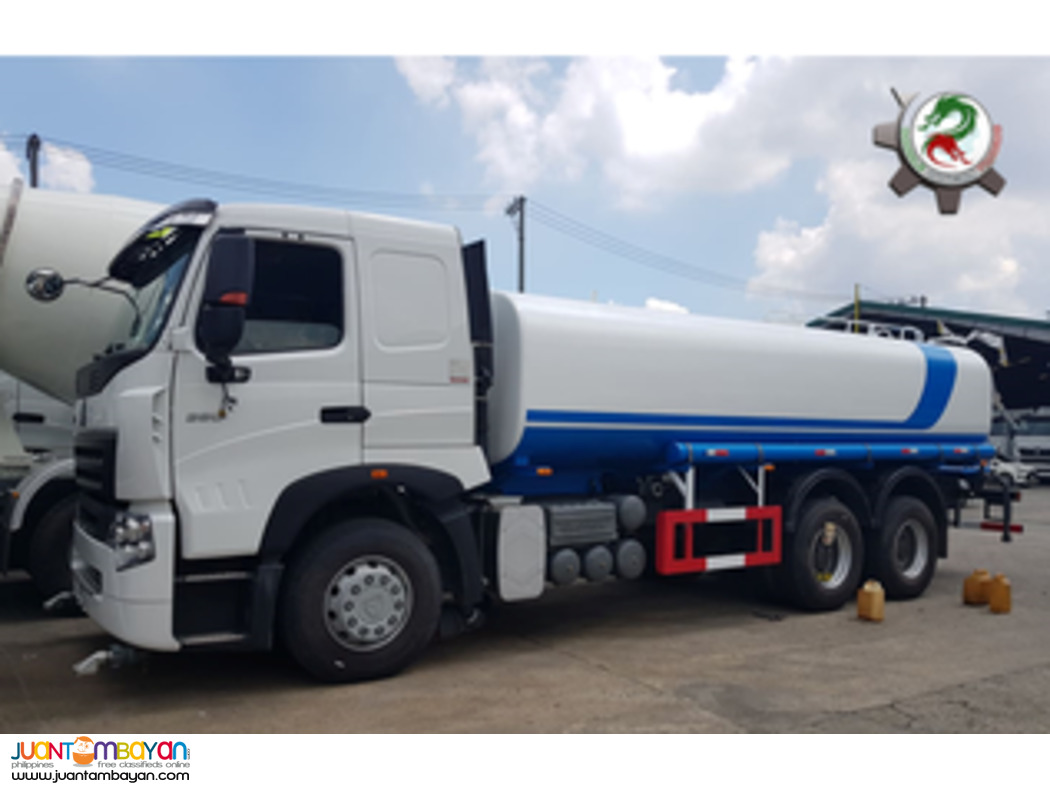 HOWO A7 WATER TANKER 20KL 10 WHEELER EURO IV