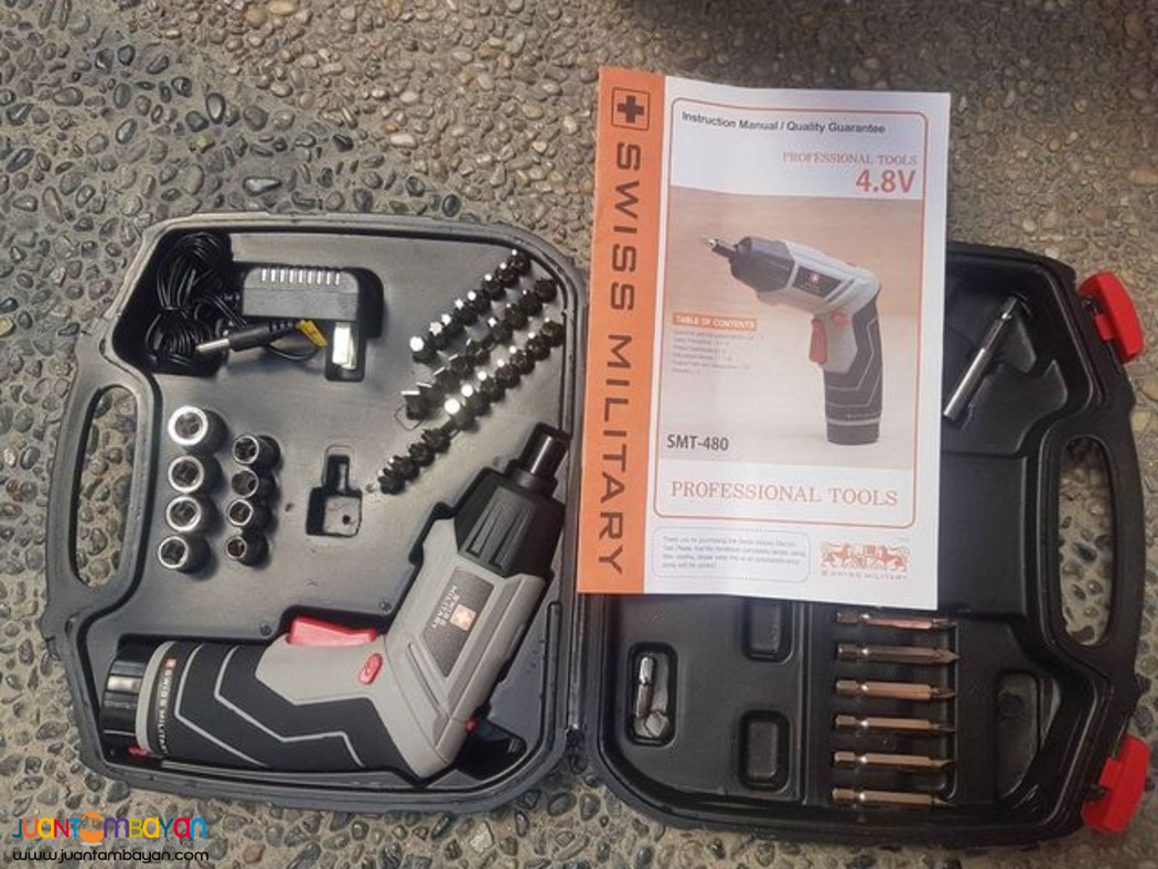 Swiss Military 4.8V Cordless Drill Model: SMT-480