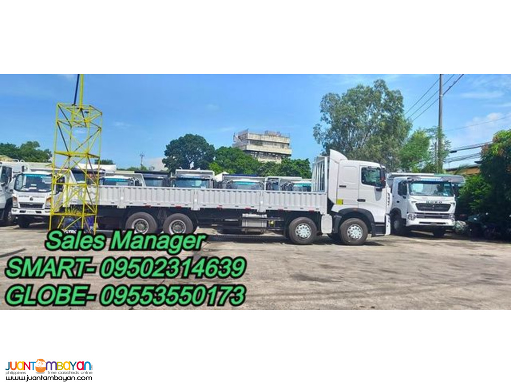 HOWO A7 CARGO TRUCK 10W, 6X4, EURO 4, 380HP, 30FT