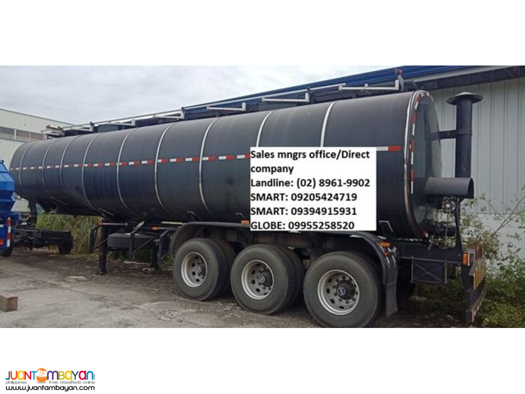 CIMC asphalt tank trailer tri-axle 35kl for sale