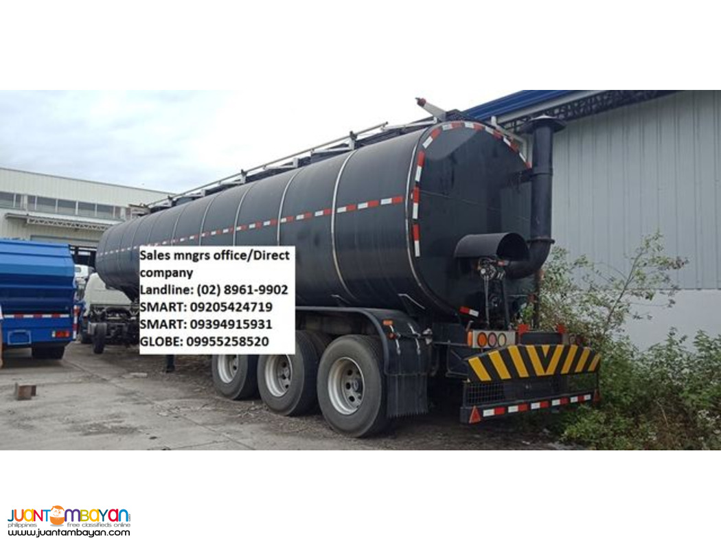 CIMC asphalt tank trailer tri-axle 35kl for sale