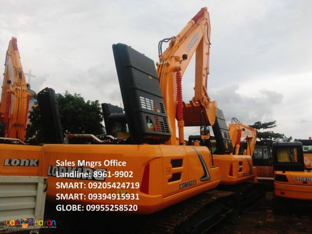 Lonking backhoe excavator 1.1cbm cummins engine for sale