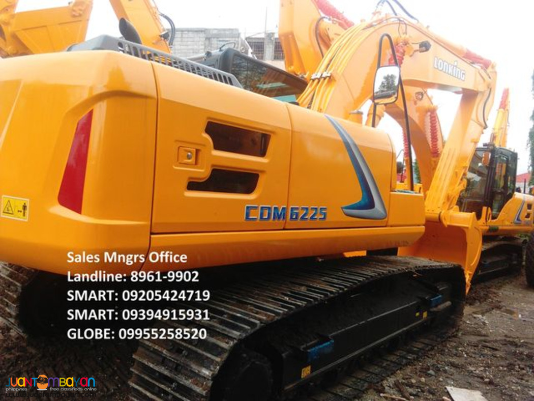 Lonking backhoe excavator 1.1cbm cummins engine for sale