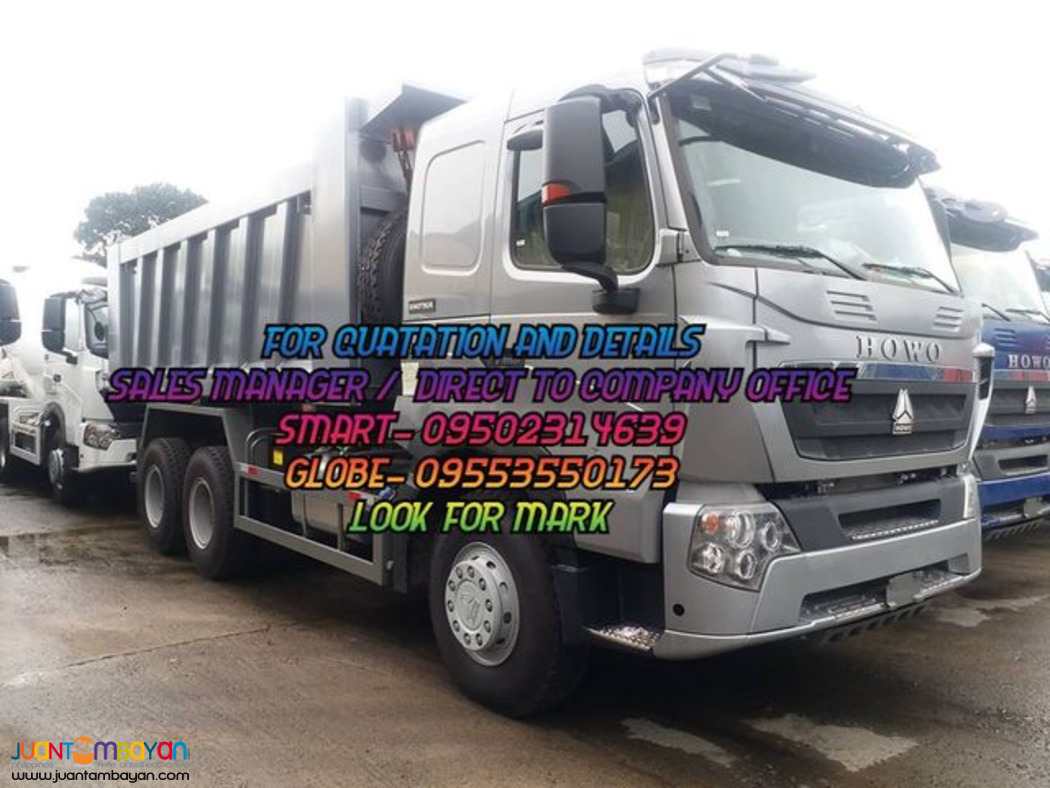 howo a7 dump truck .10w, 6x4, euro 4, 380hp, 20cbm