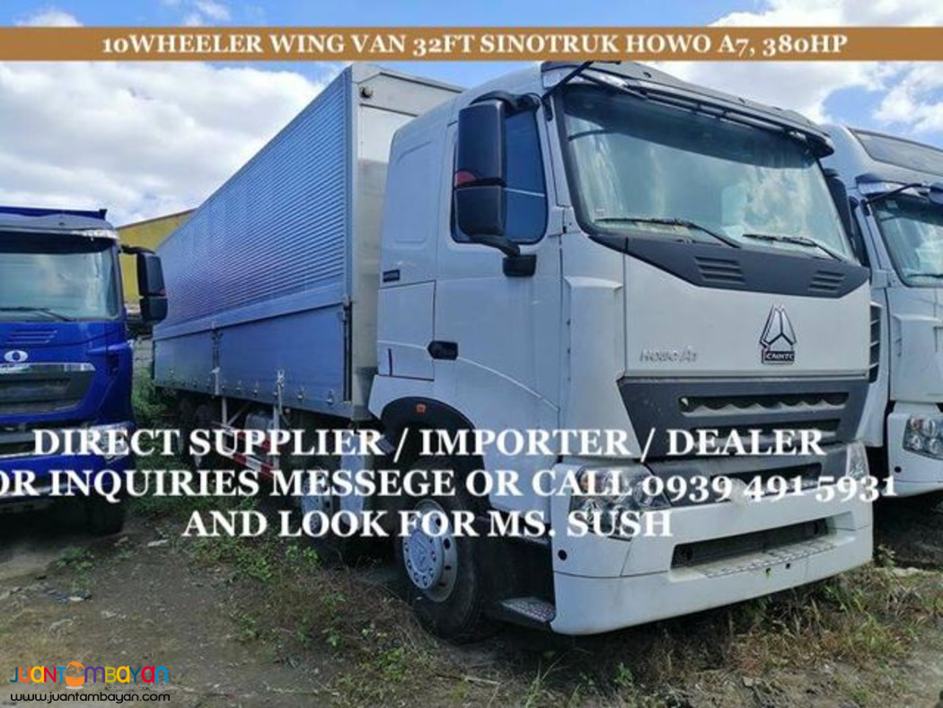 32ft Sinotruk Howo A7 wing Van for sale