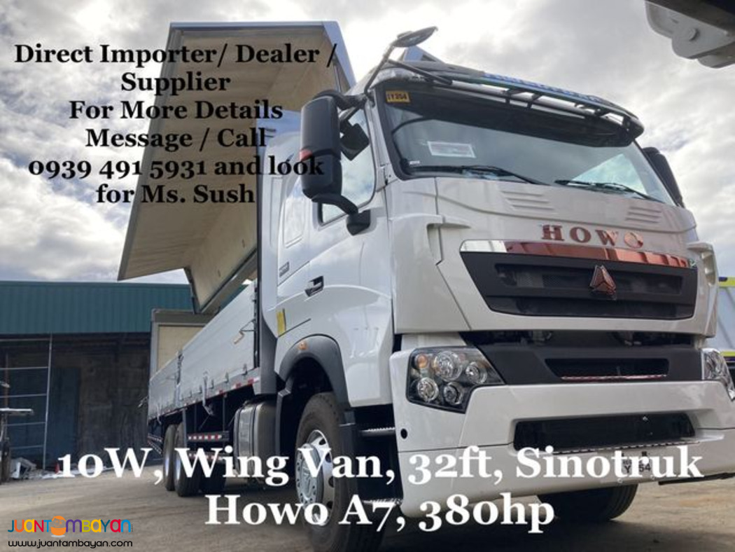 32ft Sinotruk Howo A7 wing Van for sale