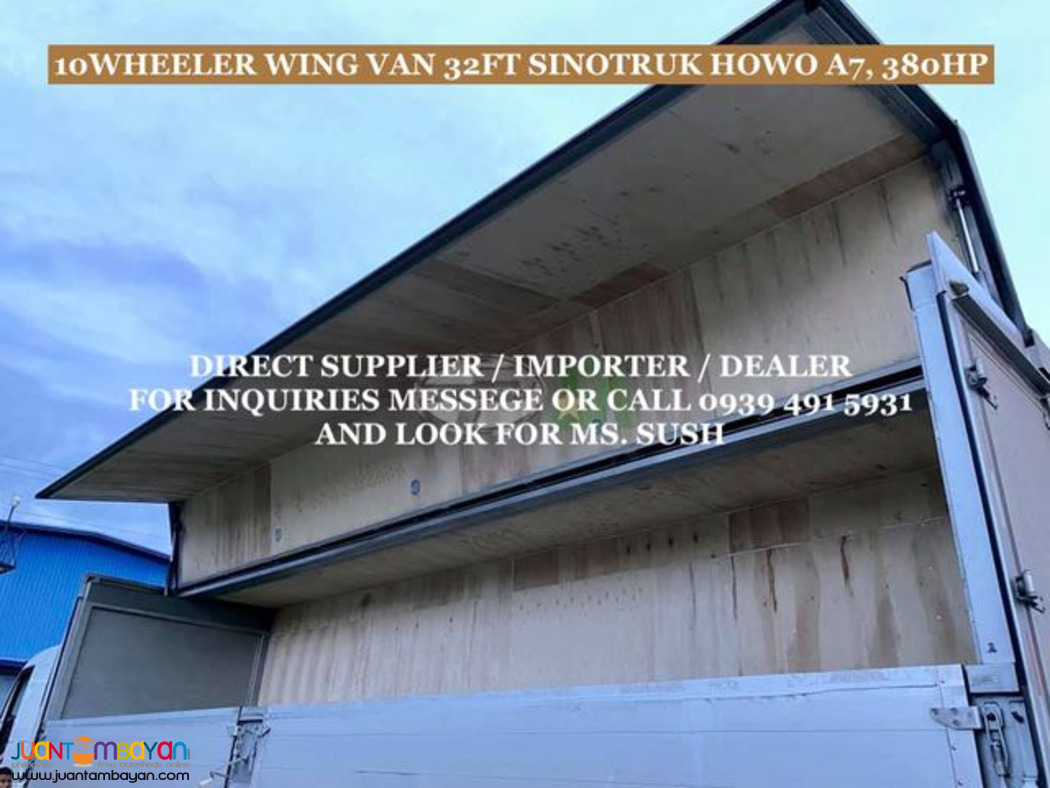 32ft Sinotruk Howo A7 wing Van for sale