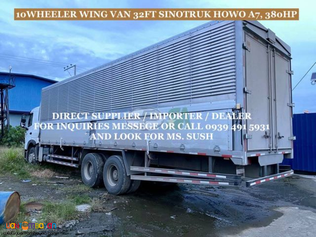 32ft Sinotruk Howo A7 wing Van for sale