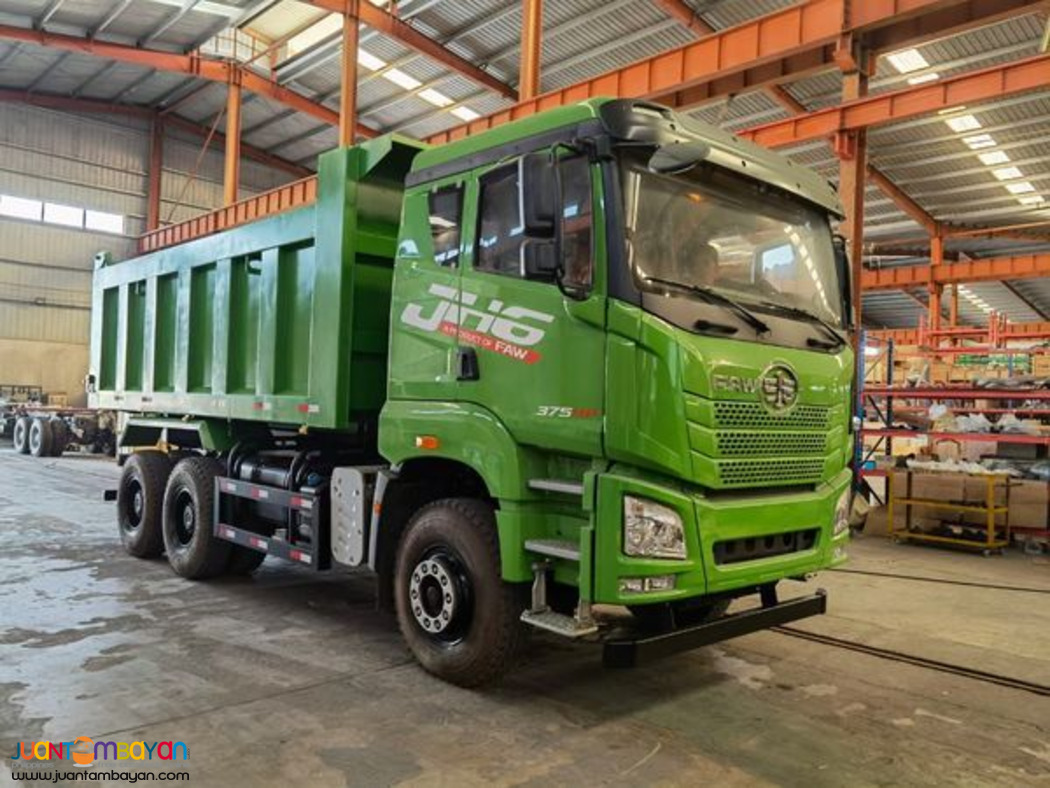 Faw JH6 Dump Truck 10 wheeler 375HP 20cubic dump box