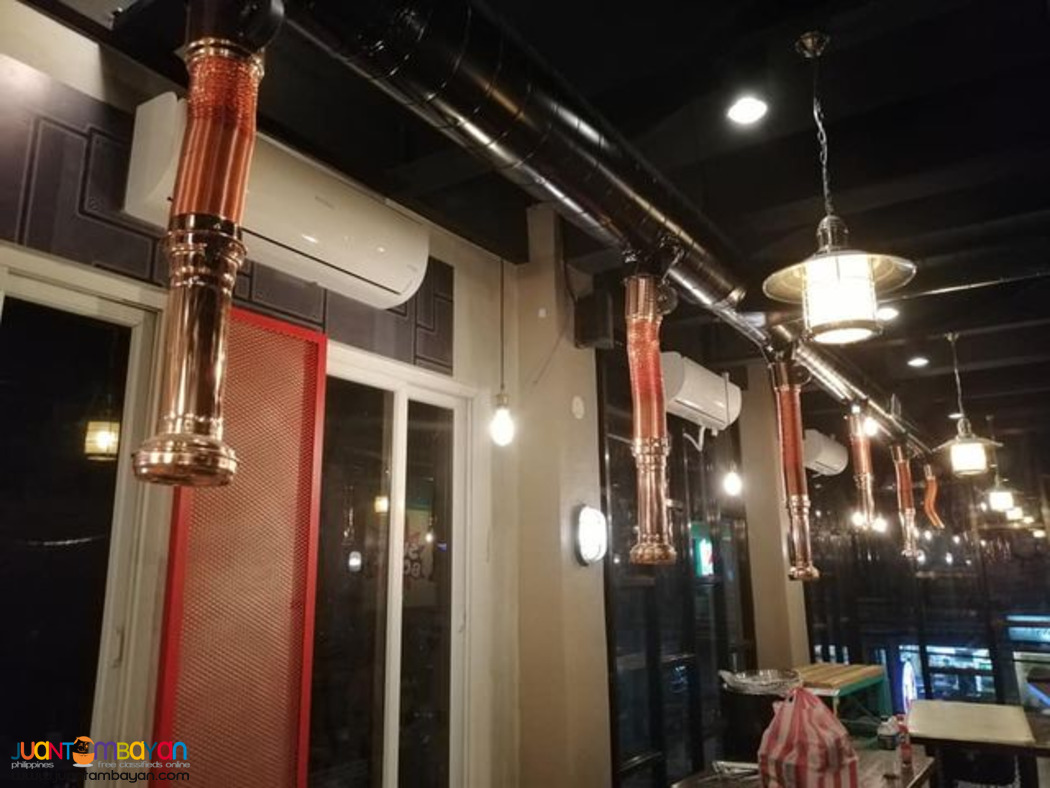 Samgyeopsal restaurant Exhaust Blower Exhaust Pipe