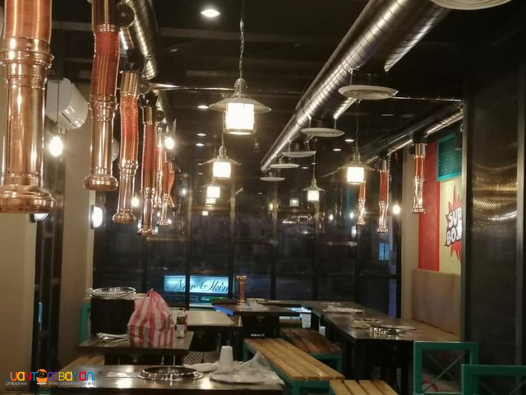 Samgyeopsal restaurant Exhaust Blower Exhaust Pipe