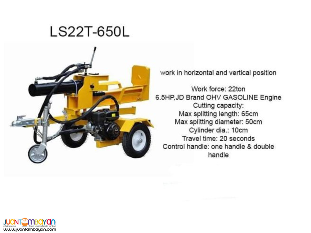 A108. Log Splitter.10 fast log 