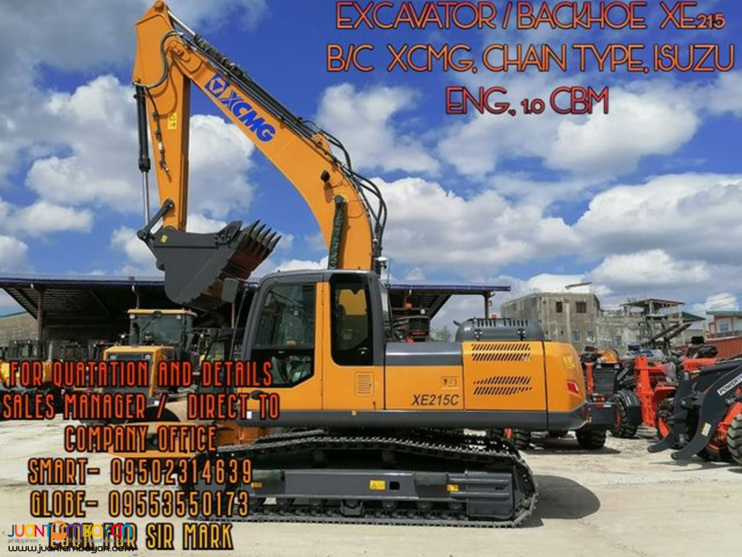 BRAND NEW BACKHOE 1.0 CBM ISUZU ENGINE CUBIC XE215B/C XCMG