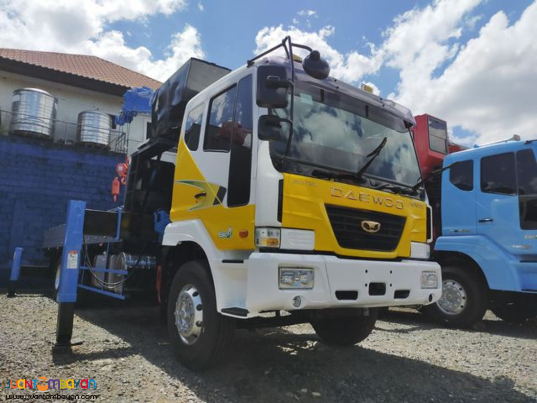 2020 Daewoo 10 tons Boom Truck with Dongyang SS2515 Crane For Sale!!