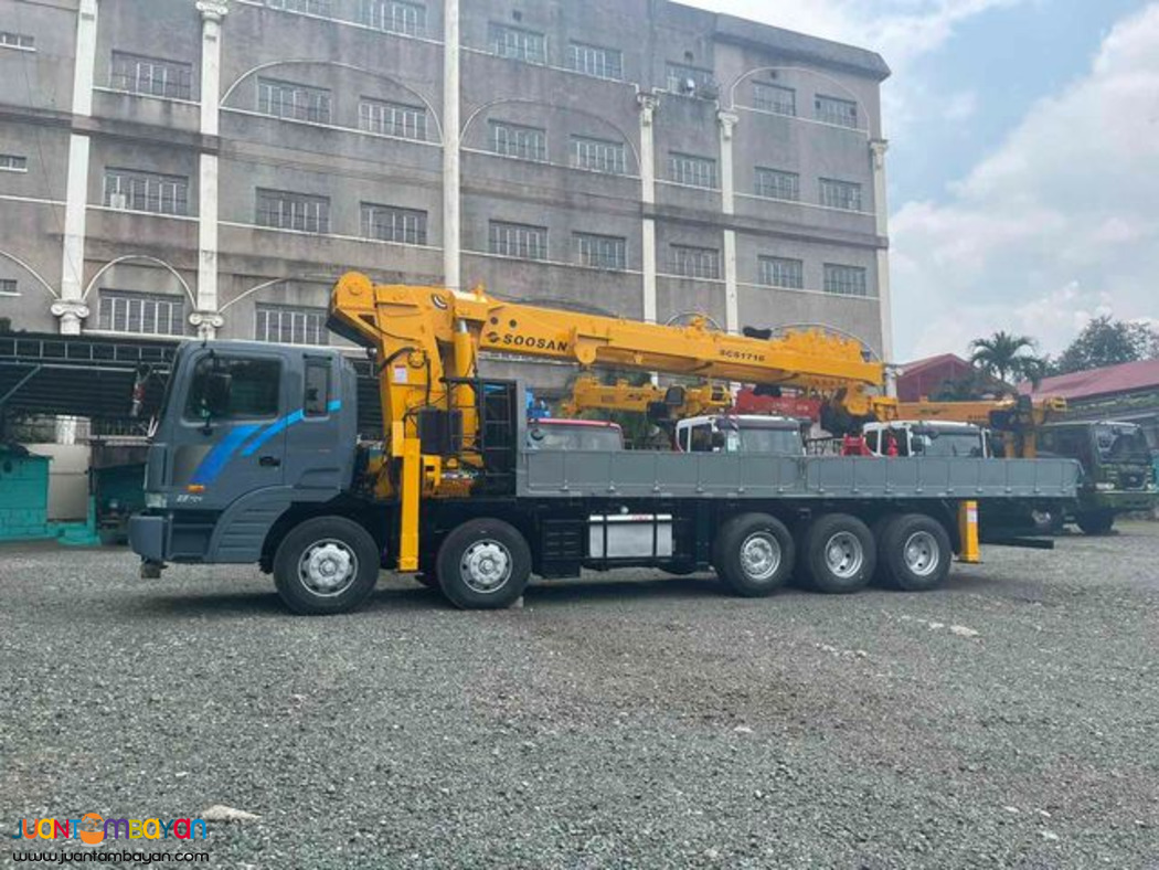 2020 Hyundai 17 tons Boom Truck with Soosan SCS1716 Crane For Sale!!