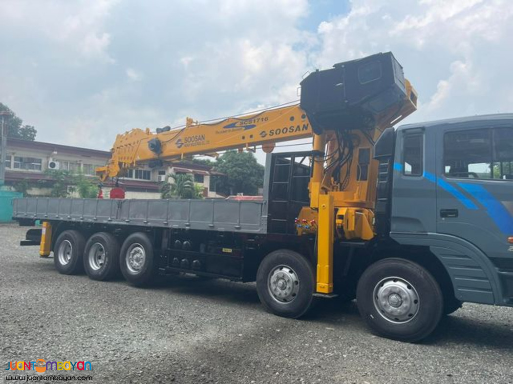 2020 Hyundai 17 tons Boom Truck with Soosan SCS1716 Crane For Sale!!