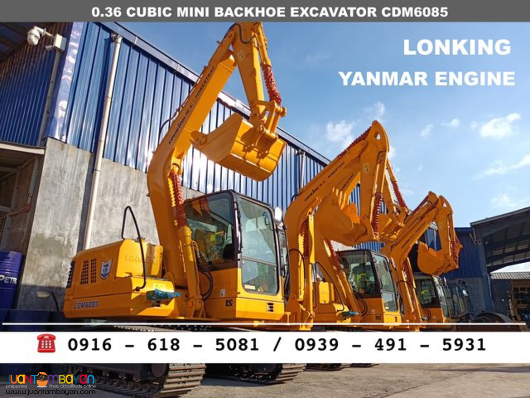 CDM6065 HYDRAULIC BACKHOE EXCAVATOR 0.25 AUTOMATIC