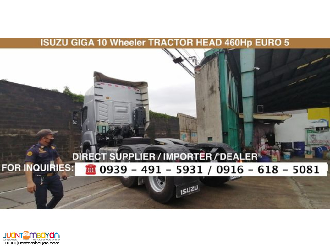 ISUZU GIGA 10 WHEELER TRACTOR HEAD 460HP EURO 5